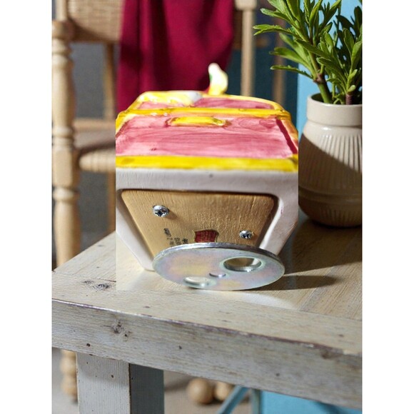 1995 Lefton Music Box Girl on Trunk Hello Dolly w/ Box - Picture 5 of 7